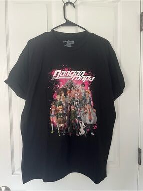 Hot Topic Black Danganronpa Character Graphic Tee